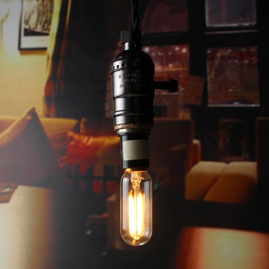 220V 2W E14 COB Dimmable Screw Base Edison Retro Light Bulb Pure/Warm White