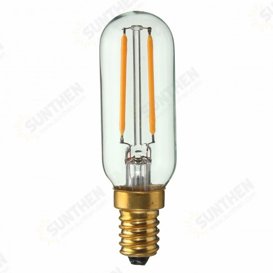 220V 2W E14 COB Dimmable Screw Base Edison Retro Light Bulb Pure/Warm White