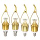 4PCS 4W 85~265V 400lumens E12/E14 Wide Voltage LED Bulb LED Filament Candle Bulbs Pure White/Warm White