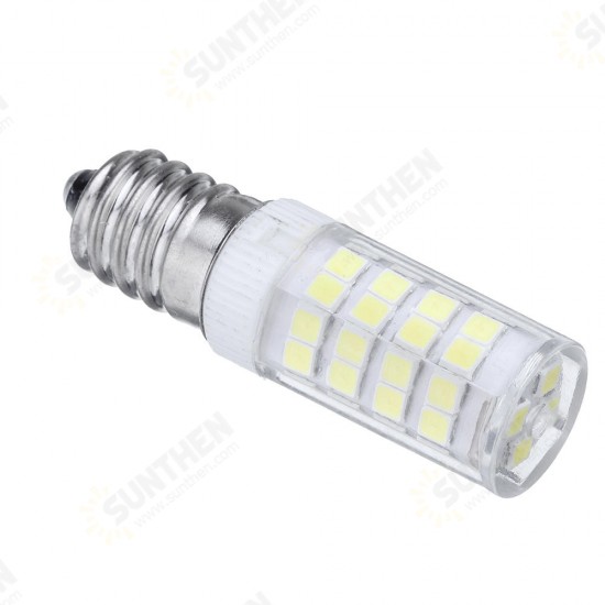 AC110-240V E14 5W 2835 No Stroboscopic 52 LED Ceramic Corn Light Bulb for Indoor Home Decoration