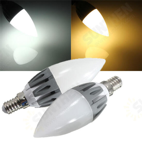 C37 E14 3W Warm White/White SMD2835 15LEDS 230lm 110-240V