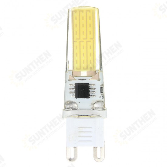 Dimmable E11 E12 E14 E17 G4 G8 G9 BA15D 2.5W LED COB Silicone Pure White Warm White Light Bulb 110V