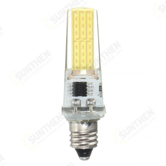 Dimmable E11 E12 E14 E17 G4 G8 G9 BA15D 2.5W LED COB Silicone Pure White Warm White Light Bulb 110V