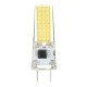 Dimmable E11 E12 E14 E17 G4 G8 G9 BA15D 2.5W LED COB Silicone Pure White Warm White Light Bulb 110V