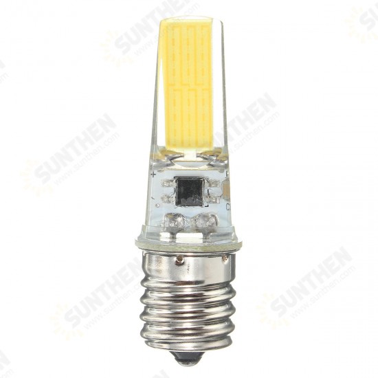 Dimmable E11 E12 E14 E17 G4 G8 G9 BA15D 2.5W LED COB Silicone Pure White Warm White Light Bulb 110V