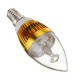 Dimmable E14 3W 3 LED Cool White LED Candle Light Bulb 220V