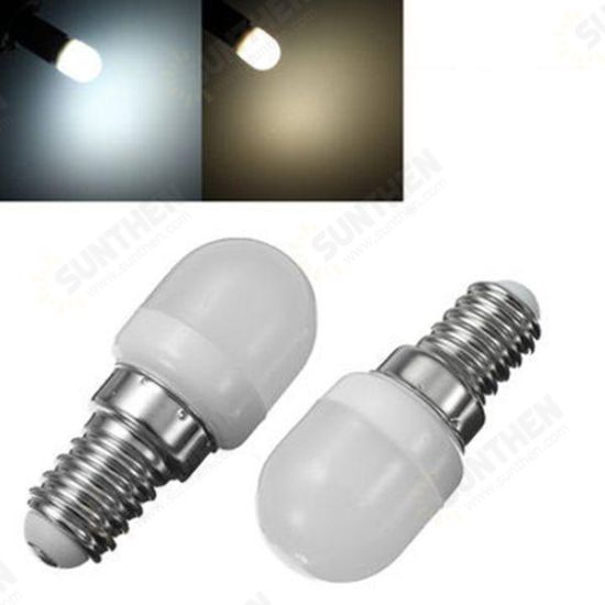 E14 1.5W Mini LED White/Warm White Light Bulb Home Chandelier Refrigerator Lamp AC200-240V