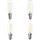 E14 2W 120LM COB T25 Warm White Pure White LED Light Bulb AC220V AC110V