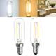 E14 2W 120LM COB T25 Warm White Pure White LED Light Bulb AC220V AC110V