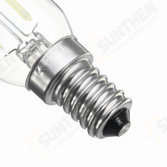 E14 2W 120LM COB T25 Warm White Pure White LED Light Bulb AC220V AC110V