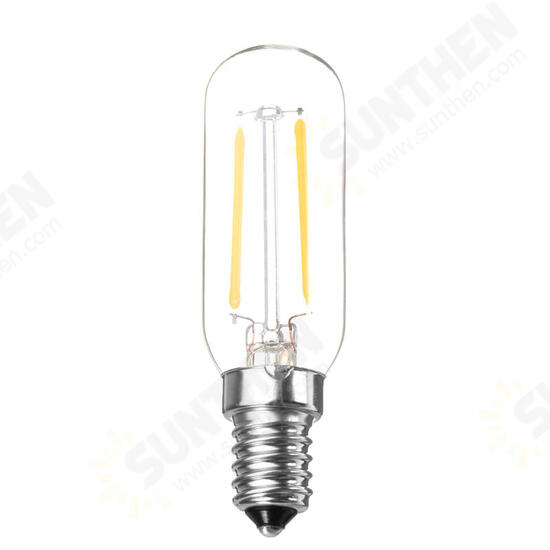 E14 2W 120LM COB T25 Warm White Pure White LED Light Bulb AC220V AC110V