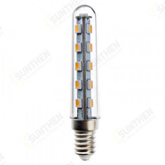 E14 2W SMD5050 16LEDs Warm White Pure White Light Bulb for Refrigerator Cooker AC220V