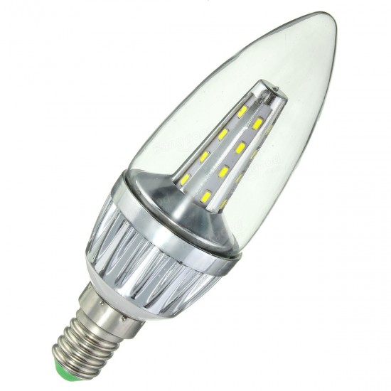 E14 3.5W 24 SMD 3014 LED Waem White White Candle Light Lamp Bulb AC220V