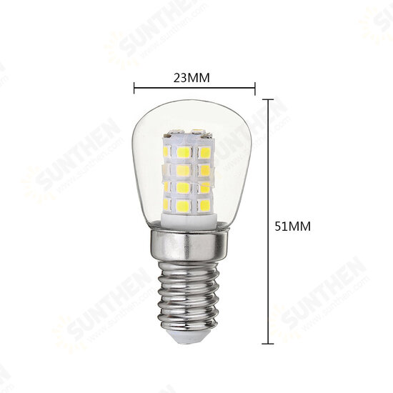 E14 3W SMD2835 White Warm White Mini LED Lamp Refrigerator Corn Light Bulb AC220-240V