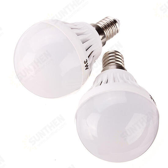 E14 3W White/Warm White 3014 SMD 9 LED Globe Light Bulb 220-240V