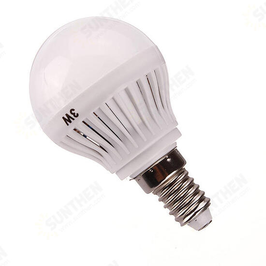 E14 3W White/Warm White 3014 SMD 9 LED Globe Light Bulb 220-240V