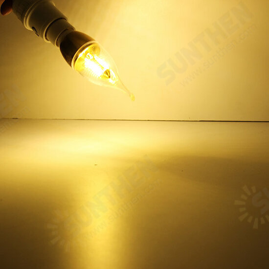 E14 4W Warm White SMD3014 LED Candle Light Lamp Bulbs 85-265V