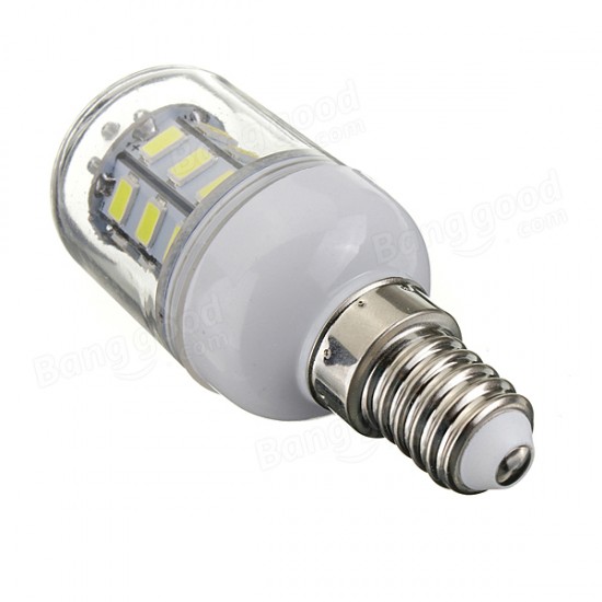 E14 4W White/Warm White 5730 SMD 27 LED Corn Light Bulb 110V