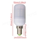 E14 4W White/Warm White 5730SMD LED Corn Bulb Light Ivory Cover 220V