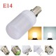 E14 4W White/Warm White 5730SMD LED Corn Bulb Light Ivory Cover 220V