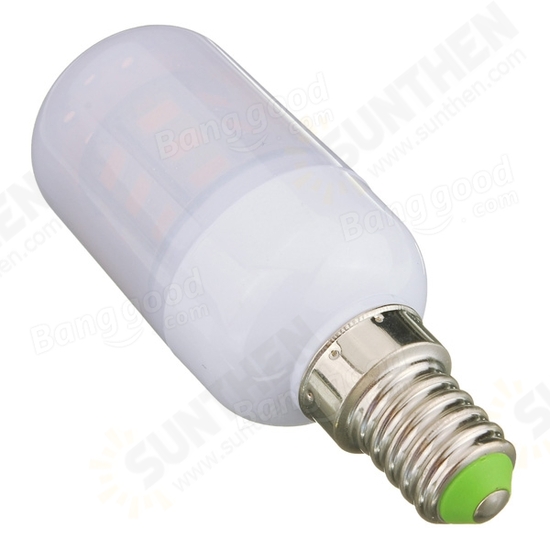 E14 4W White/Warm White 5730SMD LED Corn Bulb Light Ivory Cover 220V