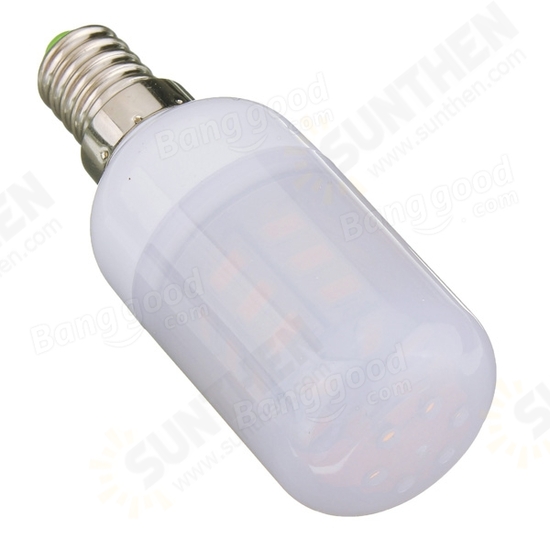 E14 4W White/Warm White 5730SMD LED Corn Bulb Light Ivory Cover 220V