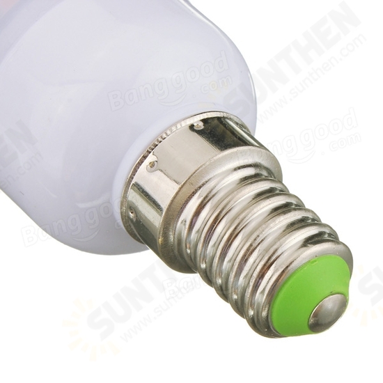 E14 4W White/Warm White 5730SMD LED Corn Bulb Light Ivory Cover 220V