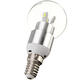 E14 4W White/Warm White Glass LED Globe Bulb Light AC 110-240V