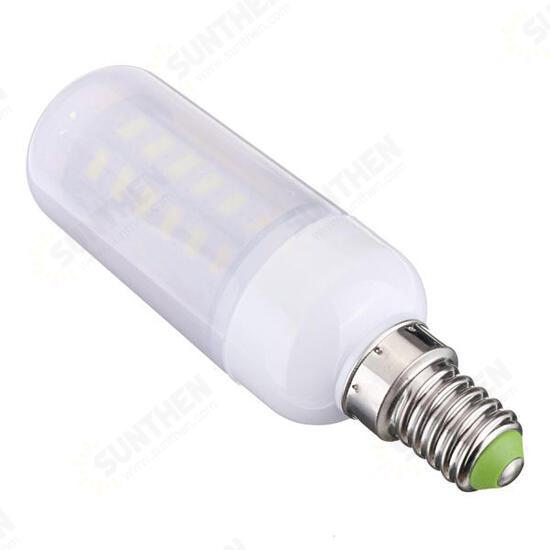 E14 5W 48 SMD 5730 AC 220V LED Corn Light Bulbs With Frosted Cover