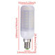 E14 5W 48 SMD 5730 AC 220V LED Corn Light Bulbs With Frosted Cover