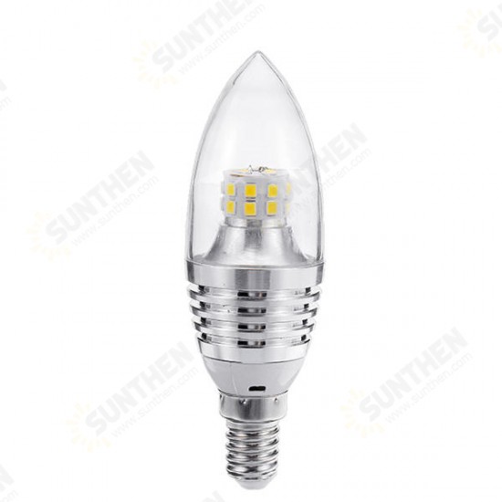 E14 5W 7W 9W 12W SMD 2835 Sliver LED Candle Light Bulb Chandelier Lighting AC85-265V E14 5W 7W 9W 12W SMD 2835 Sliver LED Candle Light Bulb Chandelier Lighting AC85-265V