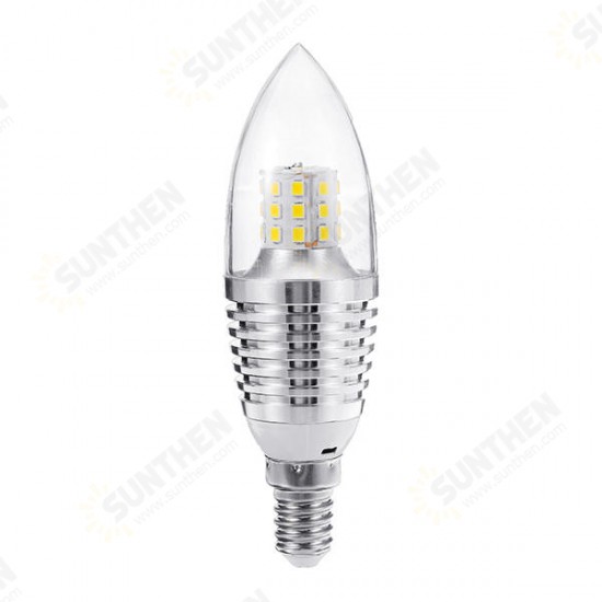 E14 5W 7W 9W 12W SMD 2835 Sliver LED Candle Light Bulb Chandelier Lighting AC85-265V E14 5W 7W 9W 12W SMD 2835 Sliver LED Candle Light Bulb Chandelier Lighting AC85-265V