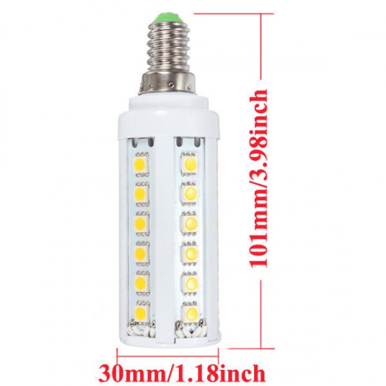 E14 5W White/Warm White 36 SMD5050 LED Corn Light Lamp Bulbs 220V