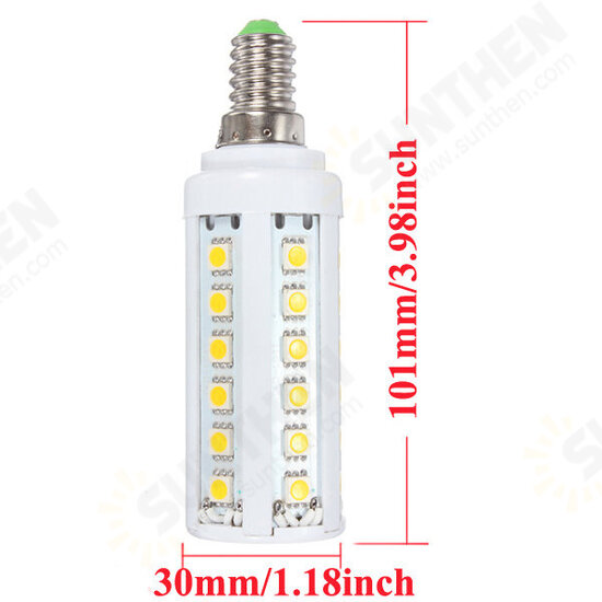 E14 5W White/Warm White 36 SMD5050 LED Corn Light Lamp Bulbs 220V