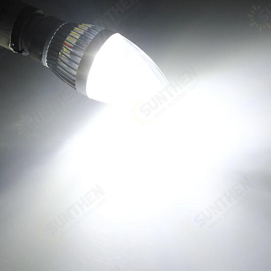 E14 6W 3 LED White/Warm White LED Chandelier Candle Light Bulb 85-265V E14 6W 3 LED White/Warm White LED Chandelier Candle Light Bulb 85-265V