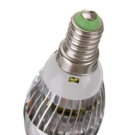 E14 6W 3 LED White/Warm White LED Chandelier Candle Light Bulb 85-265V