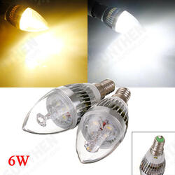 E14 6W 3 LED White/Warm White LED Chandelier Candle Light Bulb 85-265V E14 6W 3 LED White/Warm White LED Chandelier Candle Light Bulb 85-265V