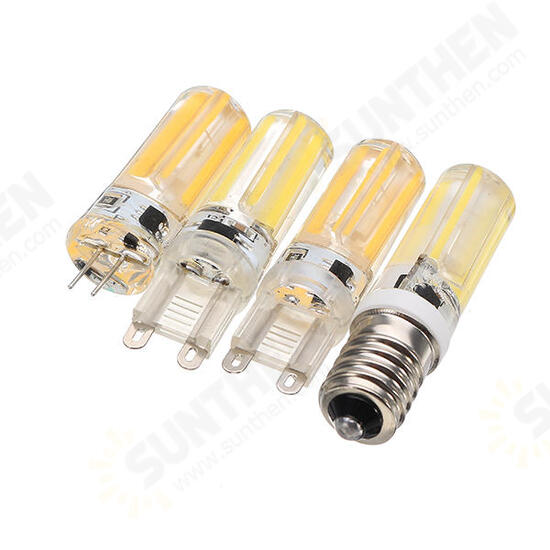 E14 G4 G9 4W COB2508 Dimmable Warm White Pure White LED Corn Light Bulb AC220-240V