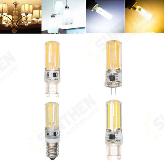 E14 G4 G9 4W COB2508 Dimmable Warm White Pure White LED Corn Light Bulb AC220-240V