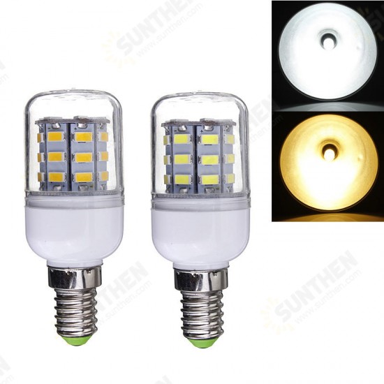 E14 LED Corn Light Bulb Warm White 3.5W 5730 SMD 360° Indoor Home Lamp AC110V