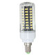 E17 E14 E12 G9 GU10 7W 72 SMD 5730 LED Pure White Warm White Natural White Cover Corn Bulb AC85-265V