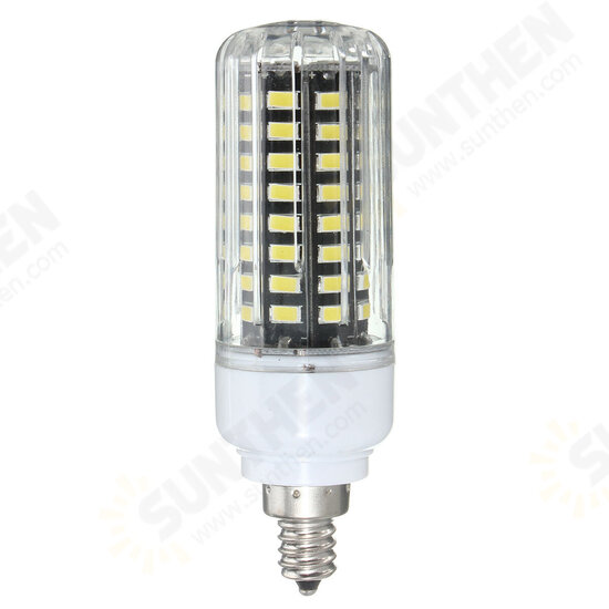 E17 E14 E12 G9 GU10 7W 72 SMD 5730 LED Pure White Warm White Natural White Cover Corn Bulb AC85-265V