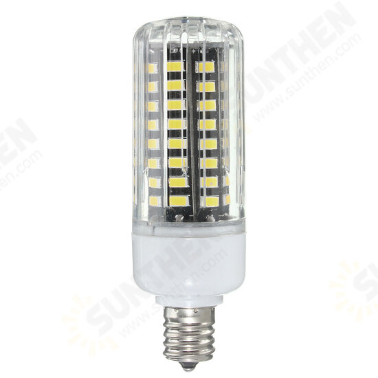 E17 E14 E12 G9 GU10 7W 72 SMD 5730 LED Pure White Warm White Natural White Cover Corn Bulb AC85-265V