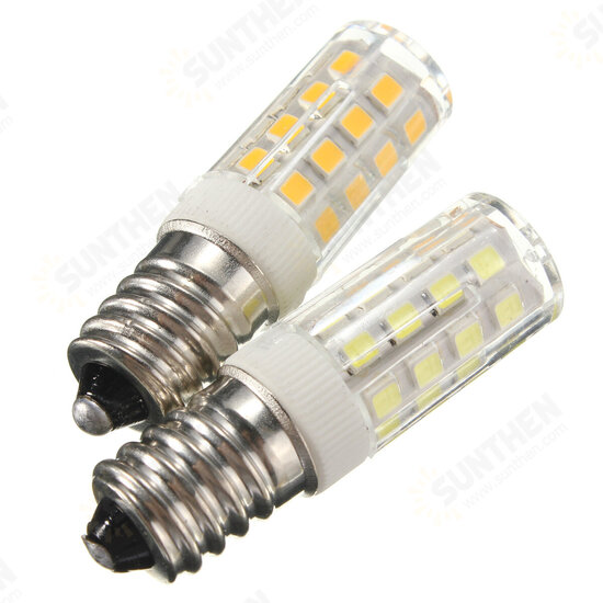 E14 5W LED Bulb 2835 35smd 430lm Not Dimmable Warm White Pure White Corn Light Lamp 360 Degrees Beam Angle 240V AC