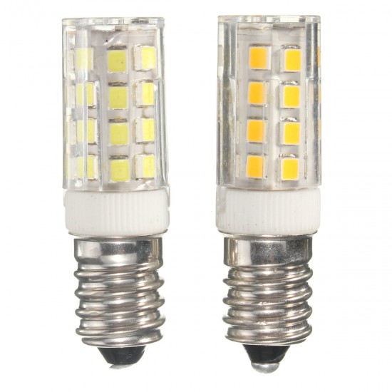 E14 5W LED Bulb 2835 35smd 430lm Not Dimmable Warm White Pure White Corn Light Lamp 360 Degrees Beam Angle 240V AC