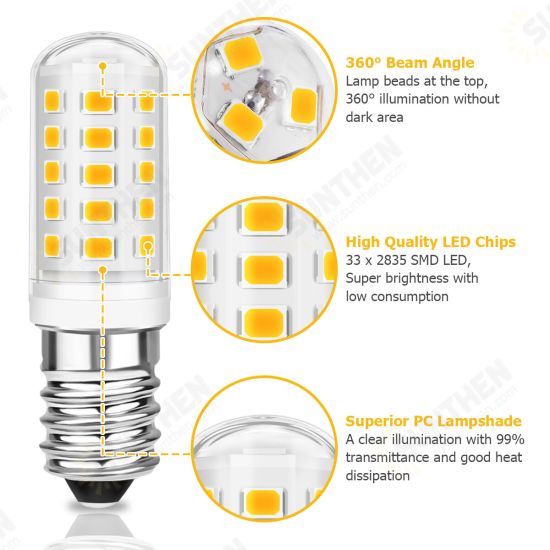 5PCS AC 230V 5W 3000K E14 LED Corn Bulb Capsule light 360° Lighting Lamp