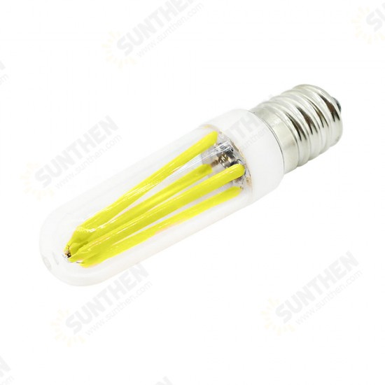 Mini Dimmable E14 4W COB LED Filament Lamp Light Bulb Replace Halogen Lamp AC110V/220V