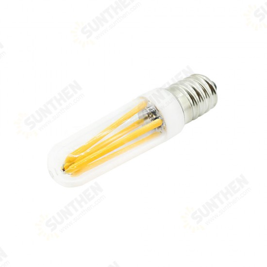 Mini Dimmable E14 4W COB LED Filament Lamp Light Bulb Replace Halogen Lamp AC110V/220V