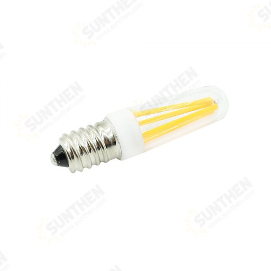 Mini Dimmable E14 4W COB LED Filament Lamp Light Bulb Replace Halogen Lamp AC110V/220V