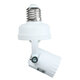 110-240V Infrared Motion Light Sensor Intelligent Bulb Lamp Base Switch E26/E27